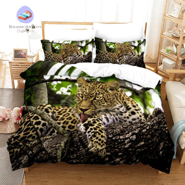 Housse de Couette Léopard Cheetah